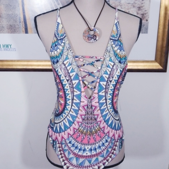 Billabong Boho Dreamer One Piece strappy  bathing size S.  💋 - Picture 9 of 13